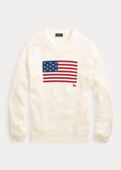 Men's Polo Ralph Lauren The Iconic Flag Sweater | 156903QPU